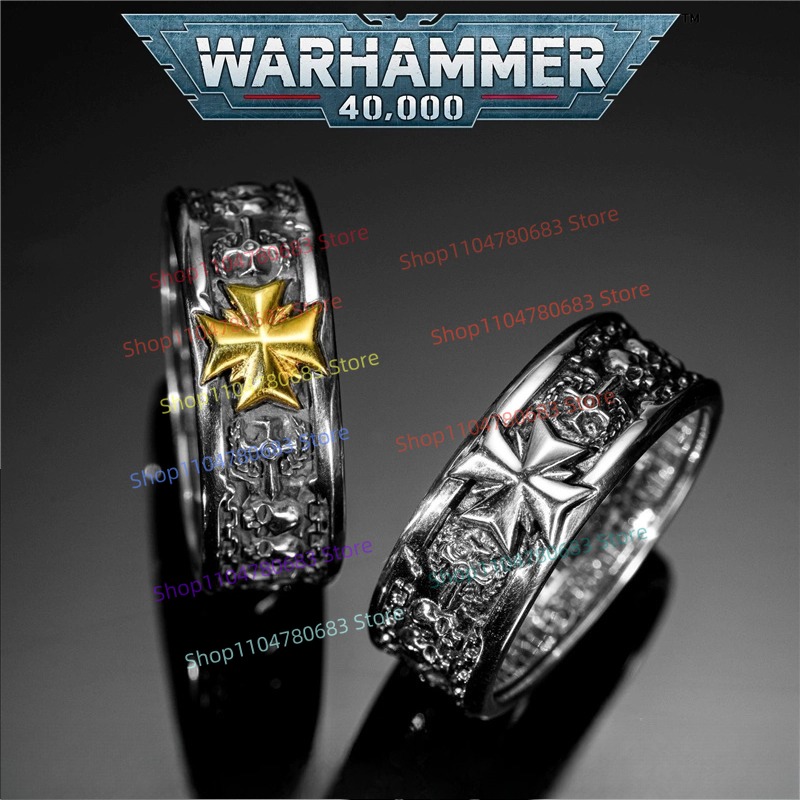 Anime Merchandise For Men - خاتم الوعد للفرسان السوداء 40K، مجوهرات