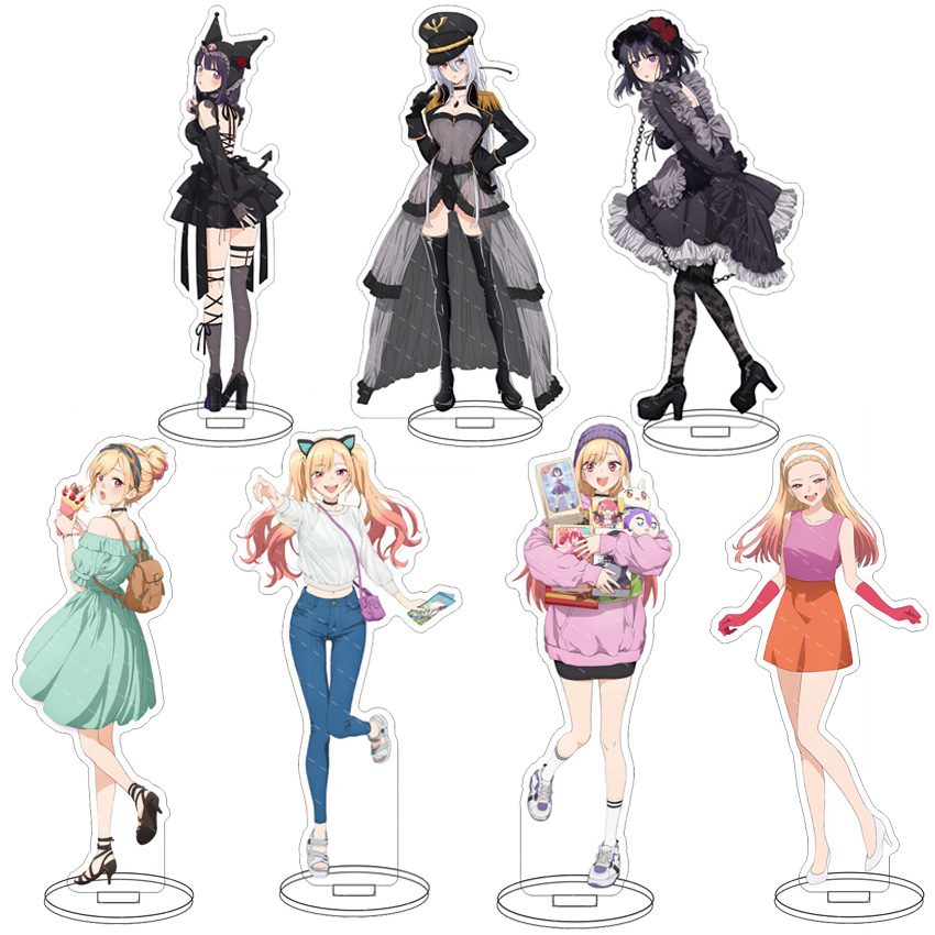 Anime Game Merchandise - حامل أكريليك للأنمي بطول 16 سم،