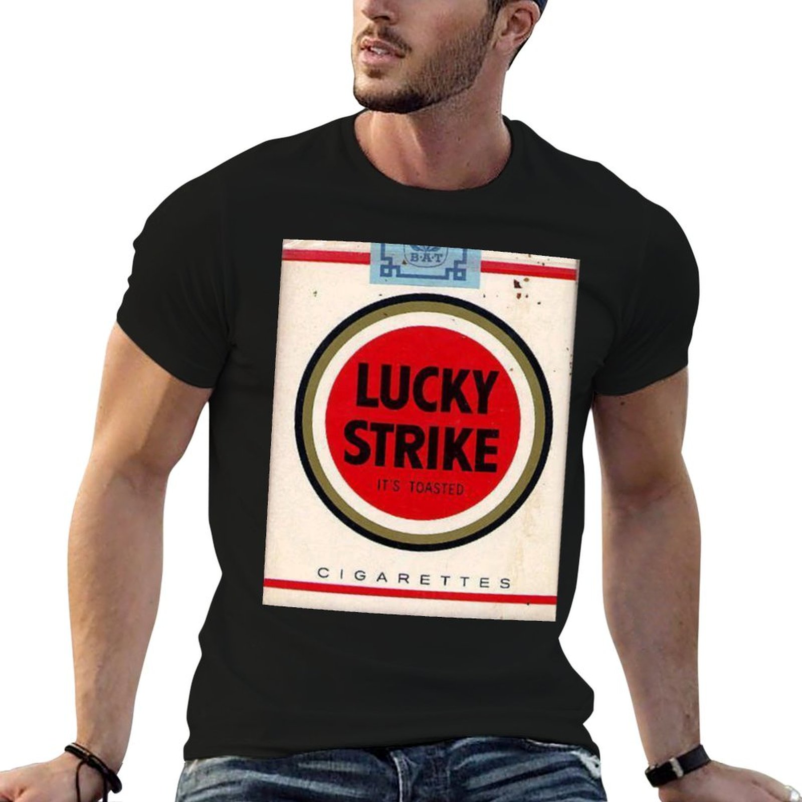Anime Merchandise For Men - الأكثر مبيعًا: تي شيرت Lucky Strike