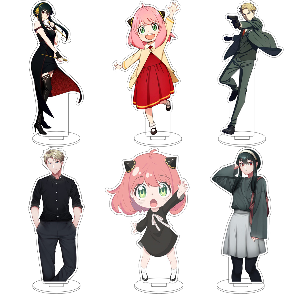Anime Game Merchandise - تماثيل أكريليك أنمي SPY×FAMILY بطول 16