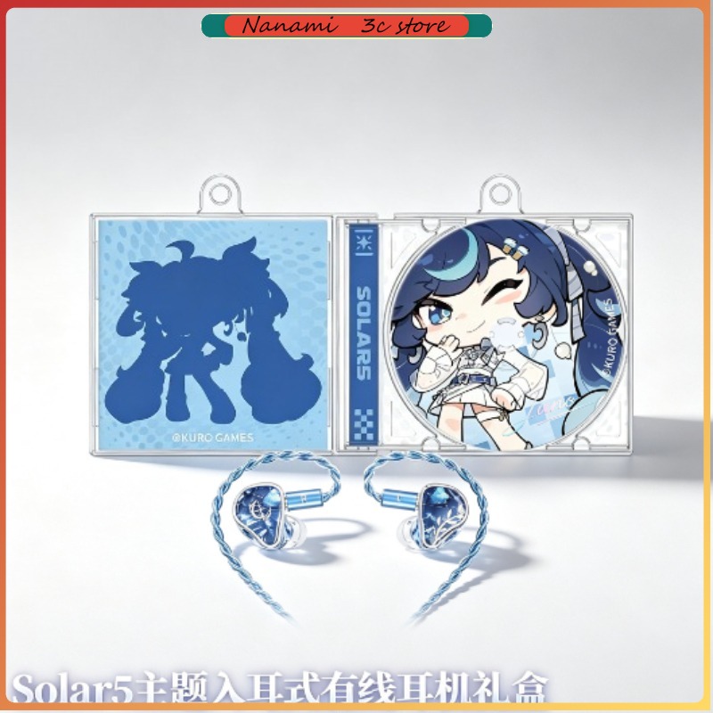 Anime Game Merchandise - صندوق هدايا سماعات الأذن Wuthering Waves