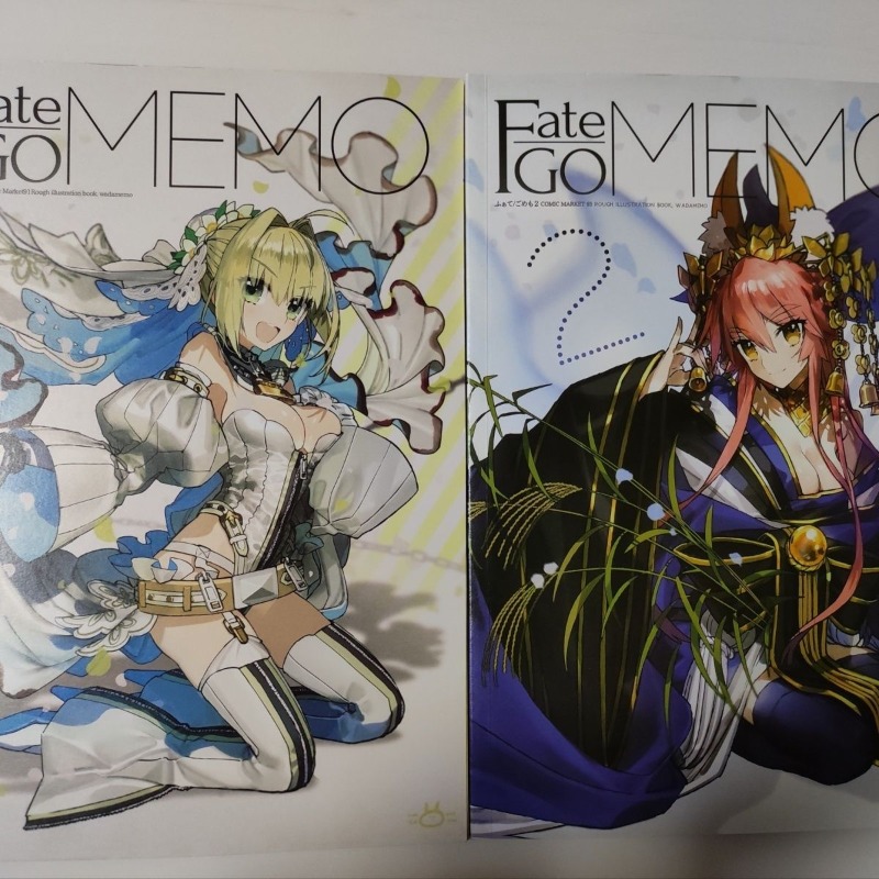 Fate Anime Merchandise - كتابان: Fate GO MEMO 1 و