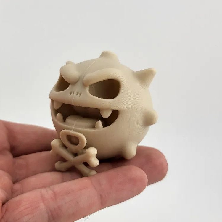 Anime Fan Merchandise - نموذج مجسم لعظام بوكيمون مطبوع ثلاثي