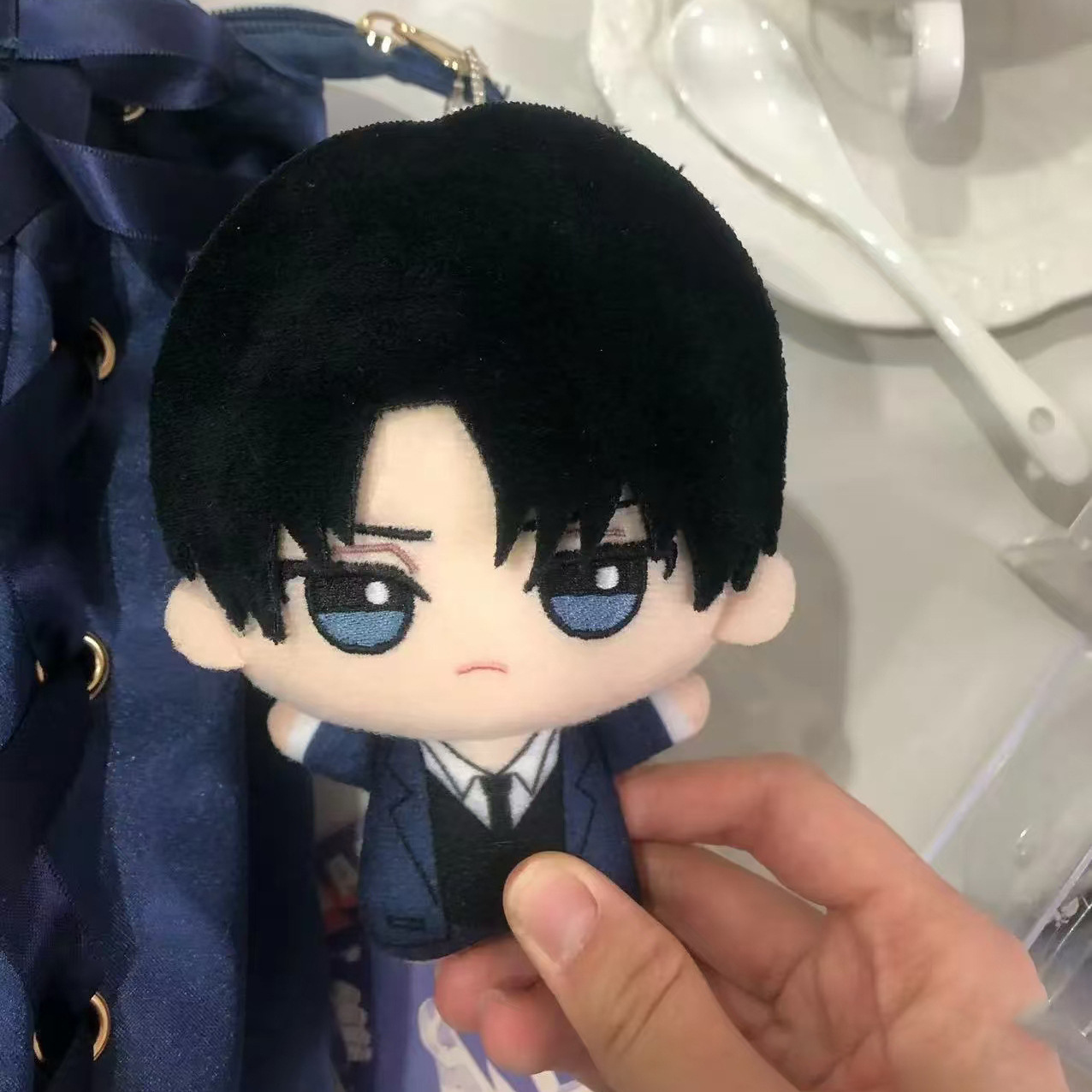 دمية محشوة قطنية لشخصية ليفي أ - مراجعة Anime Merchandise For Sale وسعره
